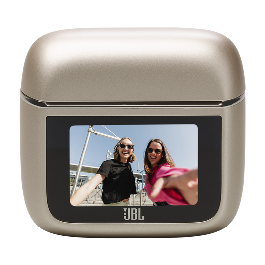 JBL Tour Pro 3 - Latte - True Wireless Noise Cancelling earbuds with Smart Charging Case&trade; - Left